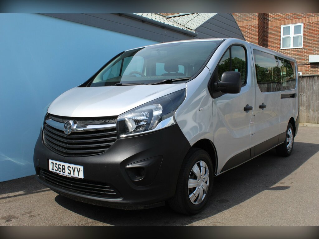 Vauxhall Vivaro 1.6 Cdti 2900 Combi Van Double Cab Manu DS68SYY Silver #4