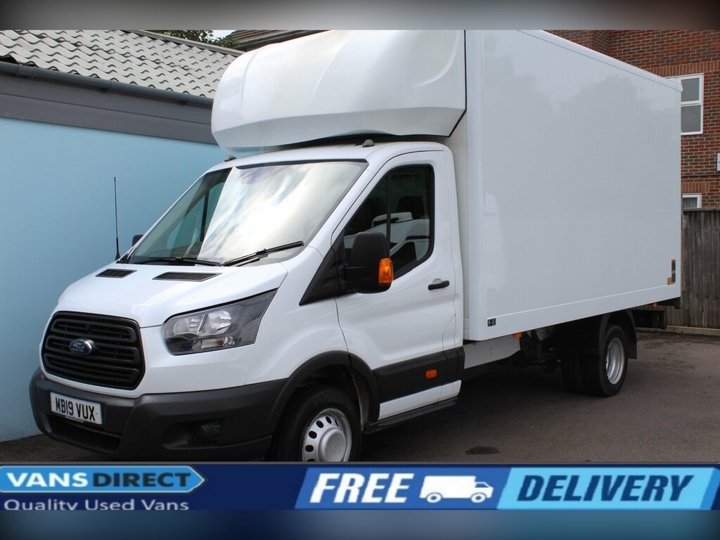 Ford Transit Custom 2.0 350 Ecoblue Chassis Cab Rwd White