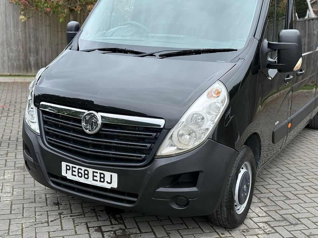 Vauxhall Movano Mpv PE68EBJ Black #4