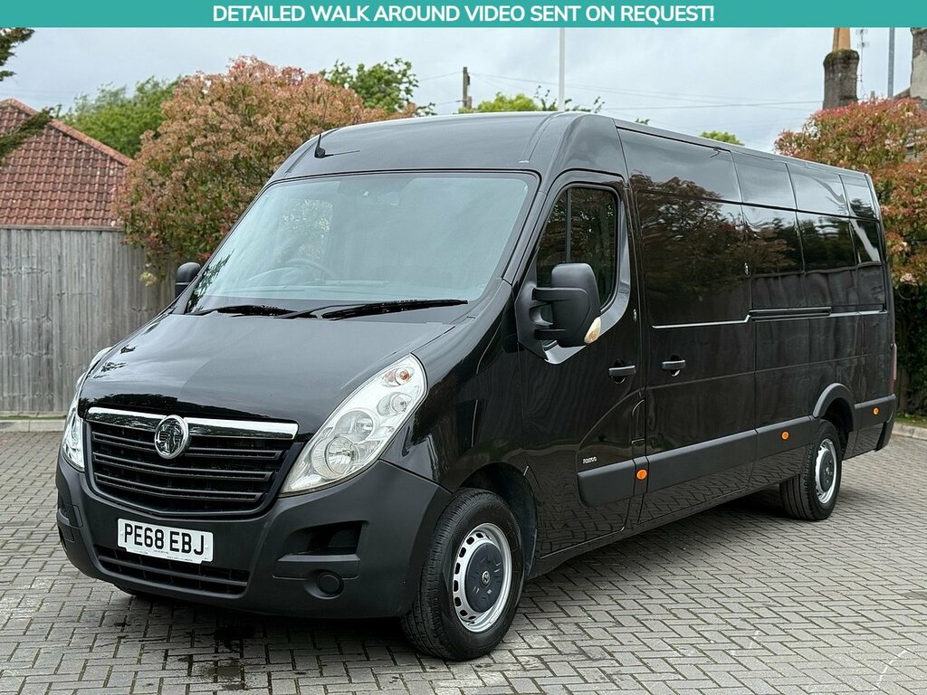 Vauxhall Movano Mpv PE68EBJ Black #5