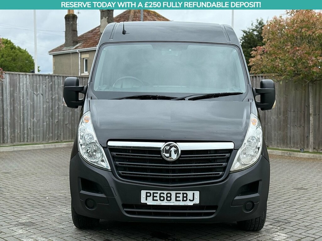 Vauxhall Movano Mpv PE68EBJ Black #3