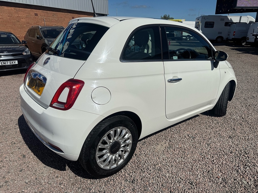 Fiat 500 Lounge White #4