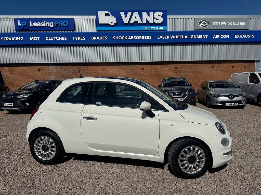 Fiat 500 Lounge White #5