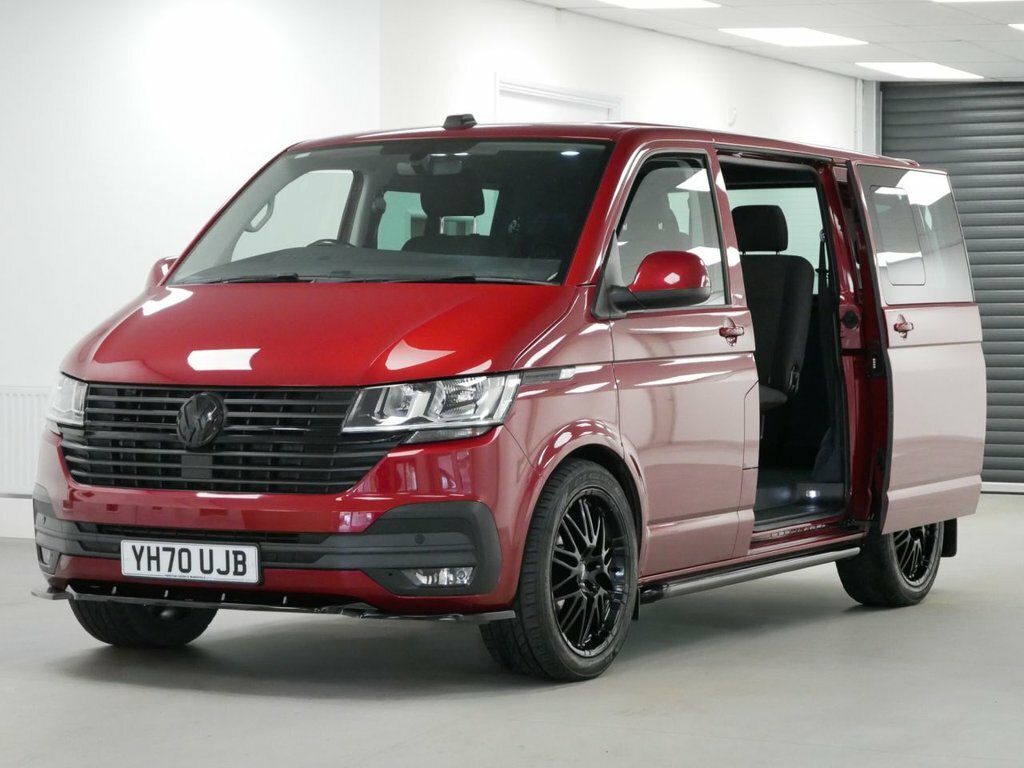 Volkswagen Transporter 2L 2.0 Tdi T30 Highline Kombi Double Cab Diese Red