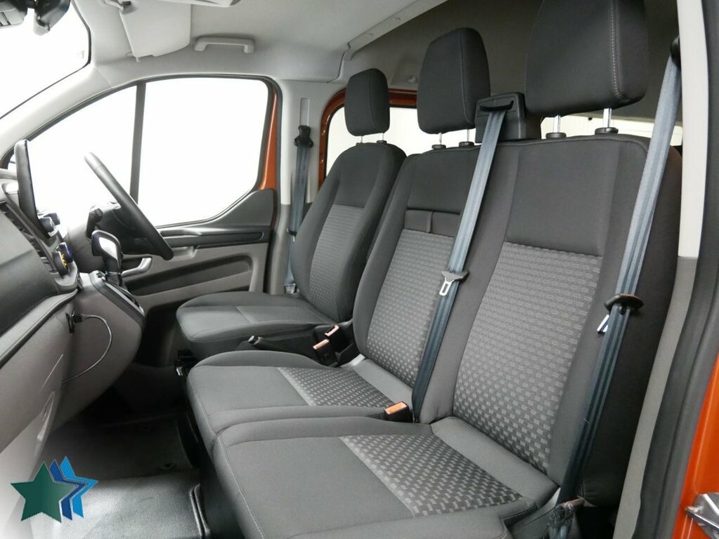 Ford Transit Custom 2L 2.0 320 Ecoblue Trend Kombi Double Cab Dies BJ23KCO Orange #3