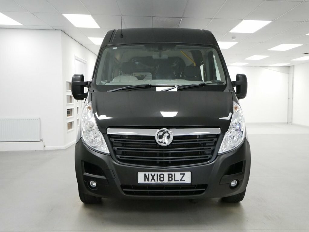 Vauxhall Movano 2.3L Cdti 3500 Biturbo Combi Van Double Cab Di NX18BLZ Black #6
