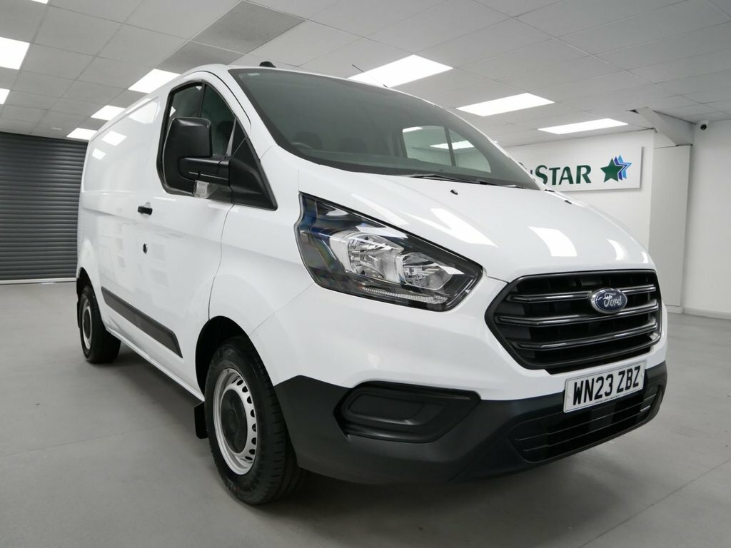 Ford Transit Custom 2L 2.0 300 Ecoblue Leader Panel Van Man WN23ZBZ White #6