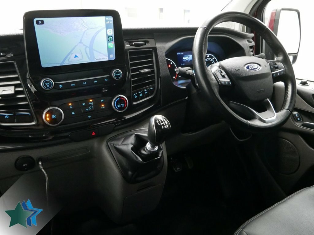 Ford Transit Custom 2L 2.0 300 Ecoblue Trail Panel Van Manu MJ22FKL Red #5