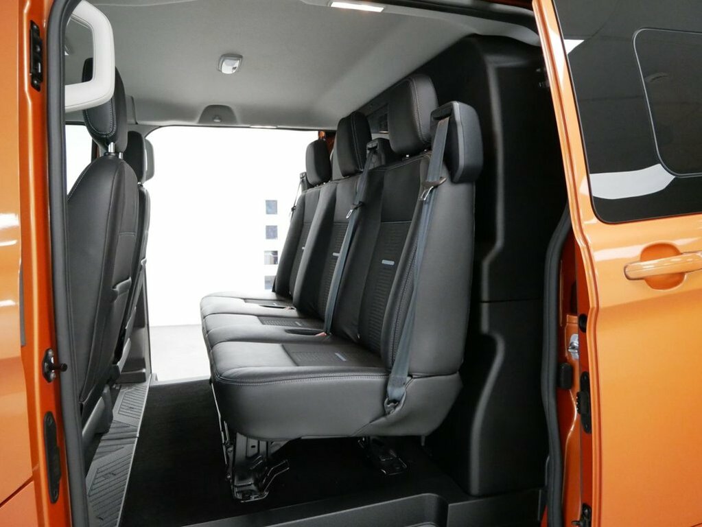 Ford Transit Custom 2L 2.0 320 Ecoblue Active Crew Van Double Cab YP23JXX Orange #5