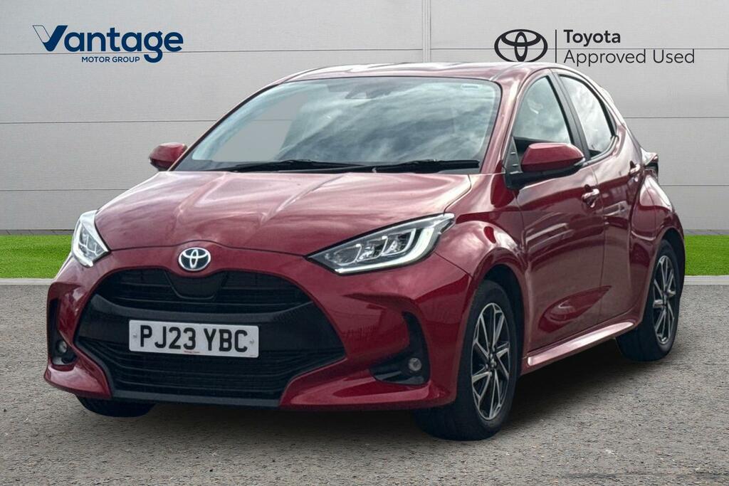 Toyota Yaris 1.5 Vvt-h Design E-cvt Euro 6 Ss PJ23YBC Red #3