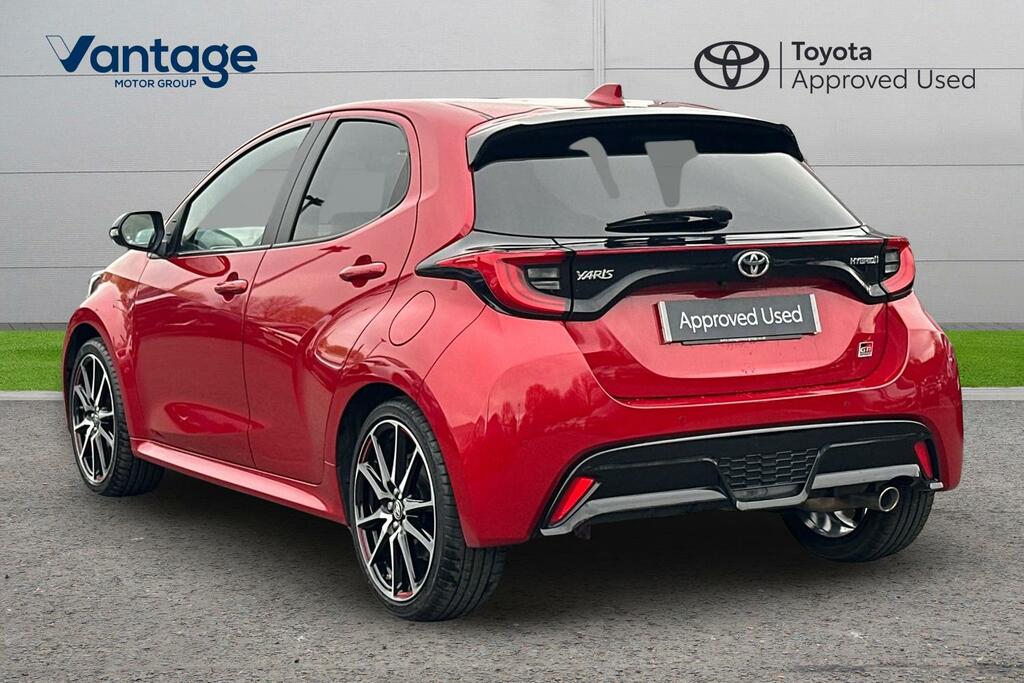 Toyota Yaris 1.5 Vvt-h Gr Sport E-cvt Euro 6 Ss MK72HTU Red #4
