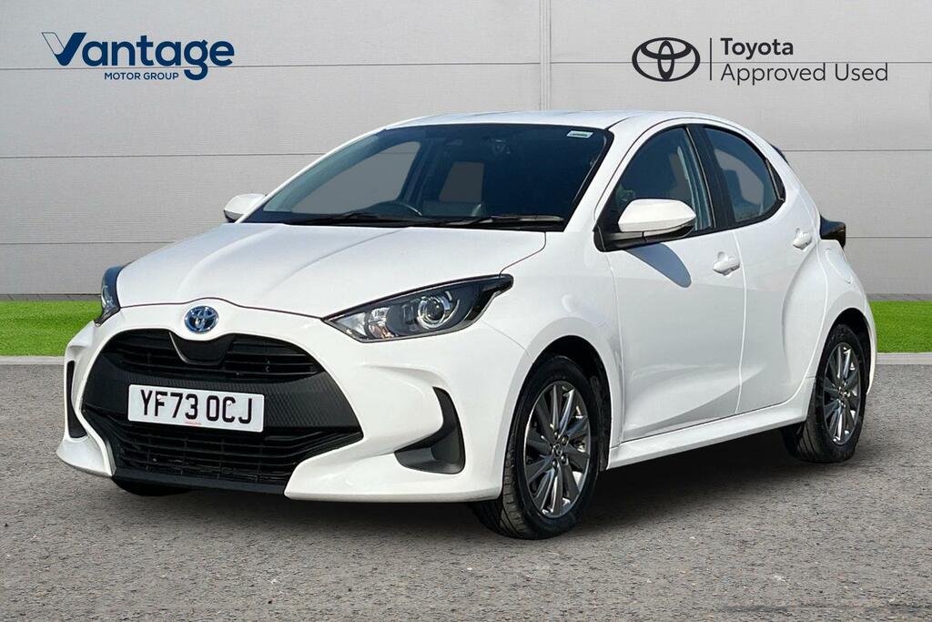 Toyota Yaris 1.5 Vvt-h Icon Hatchback Hybrid E-cvt E YF73OCJ White #3