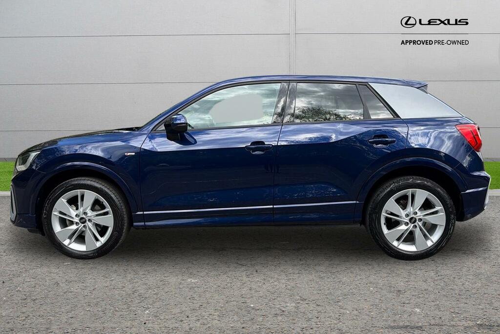 Audi Q2 1.0 Tfsi 30 S Line Euro 6 Ss PN24LHT Blue #3