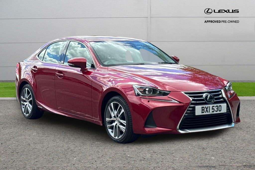 Lexus IS 2.5 300H Saloon Hybrid E-cvt Euro 6 S Red