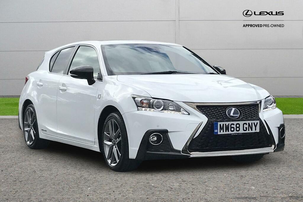 Lexus CT 1.8 200H F Sport E-cvt Euro 6 Ss White