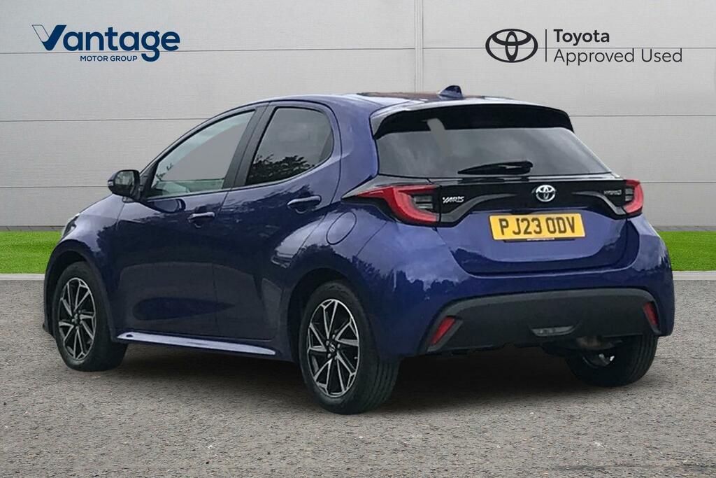 Toyota Yaris 1.5 Vvt-h Design E-cvt Euro 6 Ss PJ23ODV Blue #4