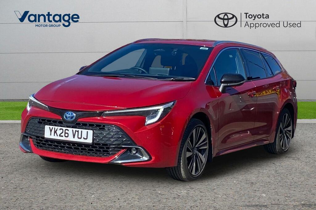 Toyota Corolla 1.8 Vvt-h Design Touring Sports Cvt Euro 6 Ss 5 YK26VUJ Red #3