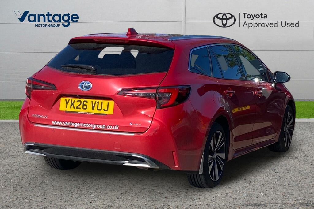 Toyota Corolla 1.8 Vvt-h Design Touring Sports Cvt Euro 6 Ss 5 YK26VUJ Red #2