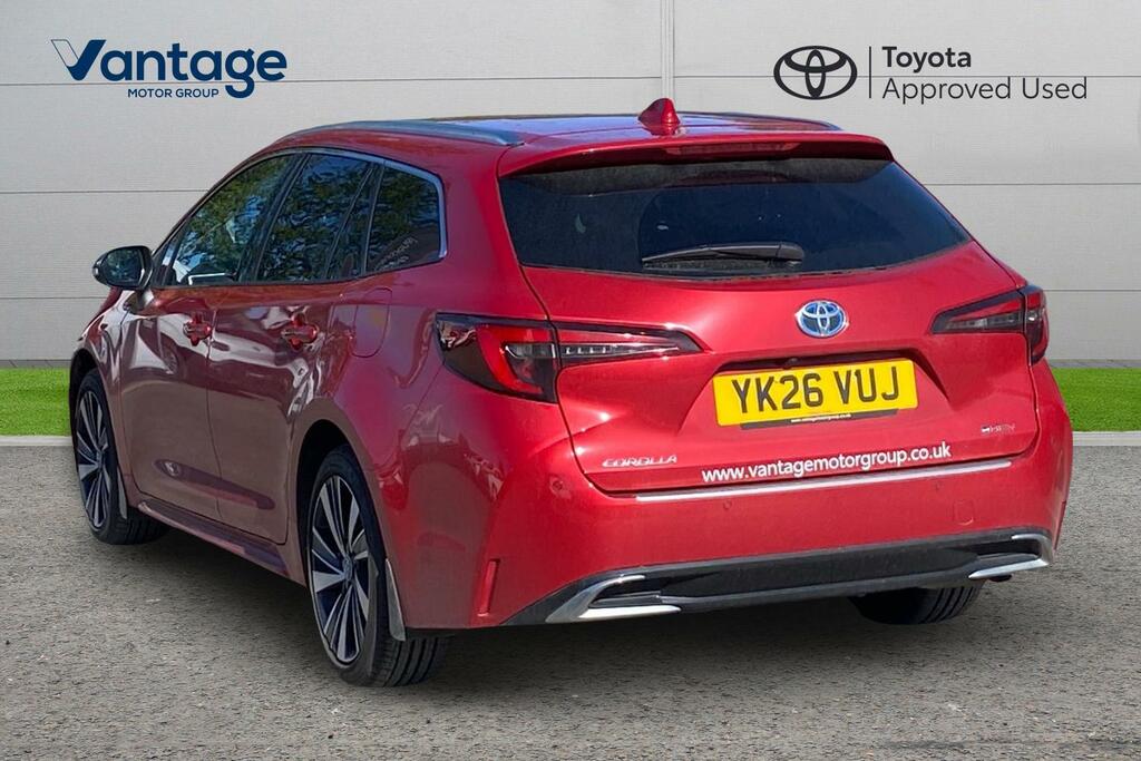 Toyota Corolla 1.8 Vvt-h Design Touring Sports Cvt Euro 6 Ss 5 YK26VUJ Red #4