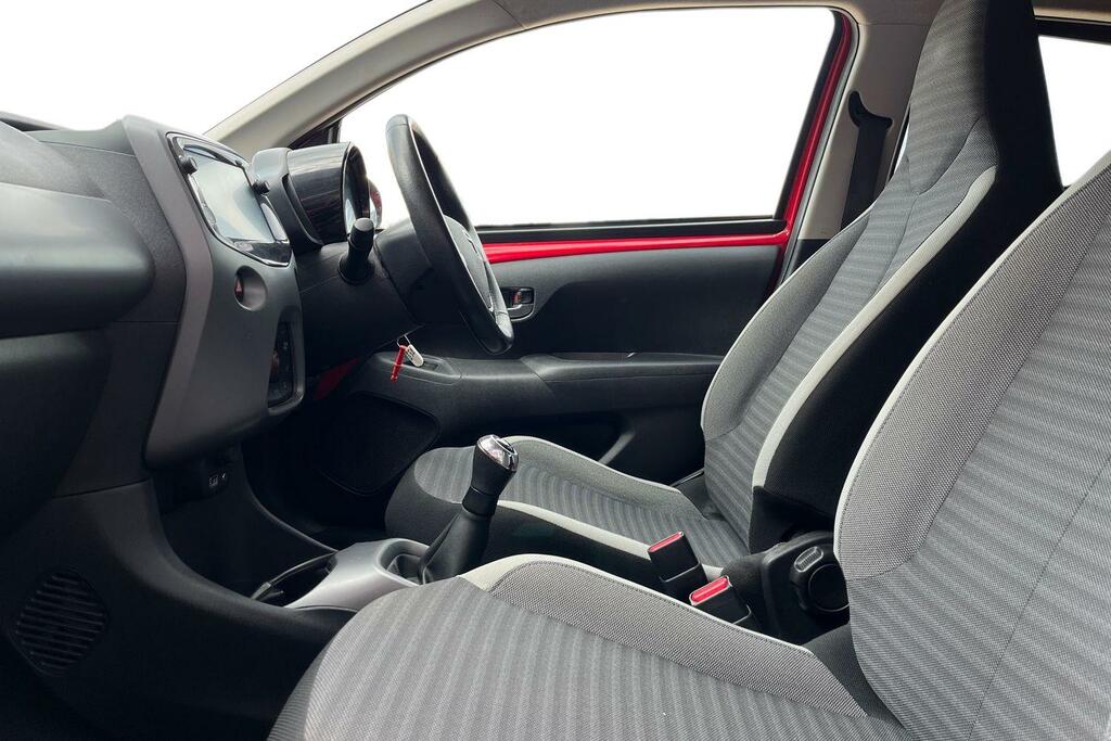 Toyota Aygo 1.0 Vvt-i X-trend Hatchback Euro YD19KWZ Red #5
