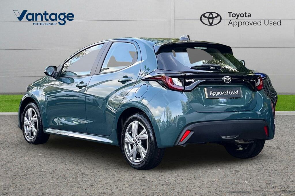 Toyota Yaris 1.5 Vvt-h Icon Hatchback Hybrid E-cvt E MT75NHG Green #5
