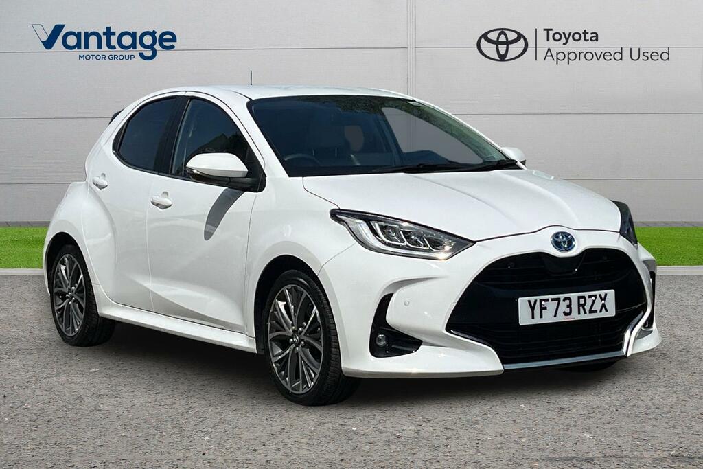 Toyota Yaris 1.5 Vvt-h Excel Hatchback Hybrid E-cvt White