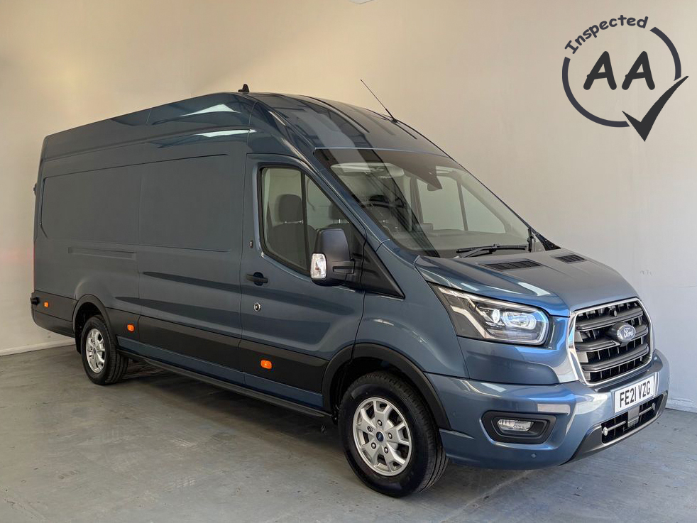 Ford Transit Custom 350 Limited L4 H3 Xlwb 2.0 Ecoblue 185Ps Blue