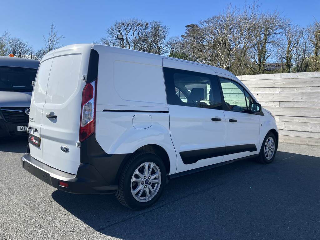 Ford Transit Connect 1.5 Ecoblue 100Ps Leader D Cab Van Powershift EJ70MZF White #5