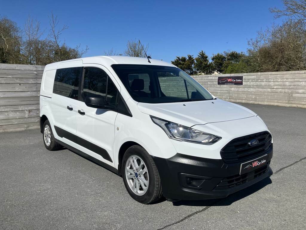 Ford Transit Connect 1.5 Ecoblue 100Ps Leader D Cab Van Powershift White