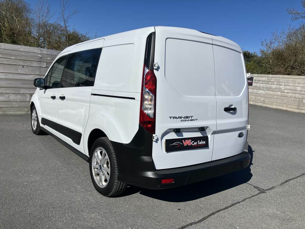 Ford Transit Connect 1.5 Ecoblue 100Ps Leader D Cab Van Powershift EJ70MZF White #3