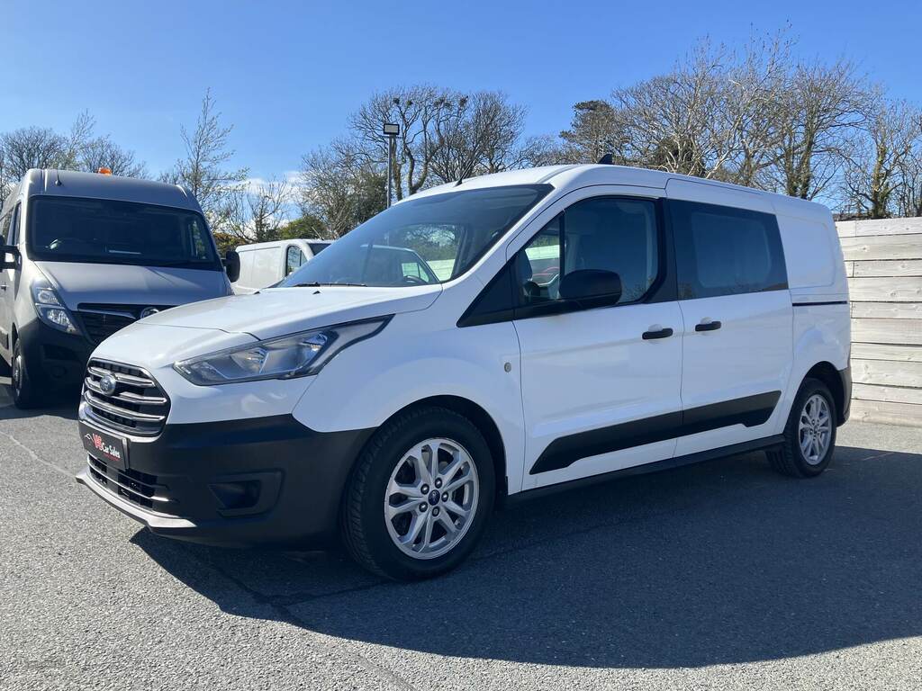Ford Transit Connect 1.5 Ecoblue 100Ps Leader D Cab Van Powershift EJ70MZF White #2