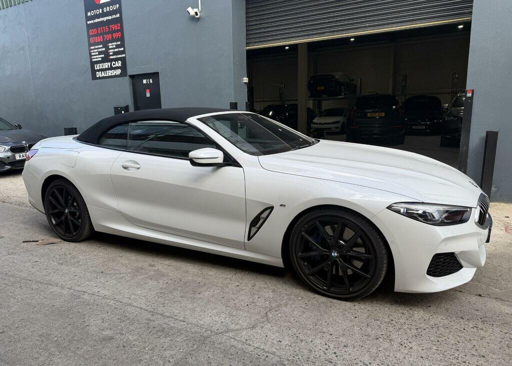 BMW 8 Series 3.0 840I Steptronic Euro 6 Ss White #2