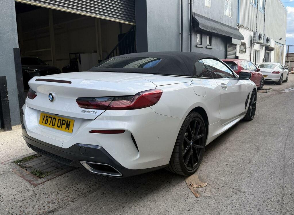 BMW 8 Series 3.0 840I Steptronic Euro 6 Ss White #5