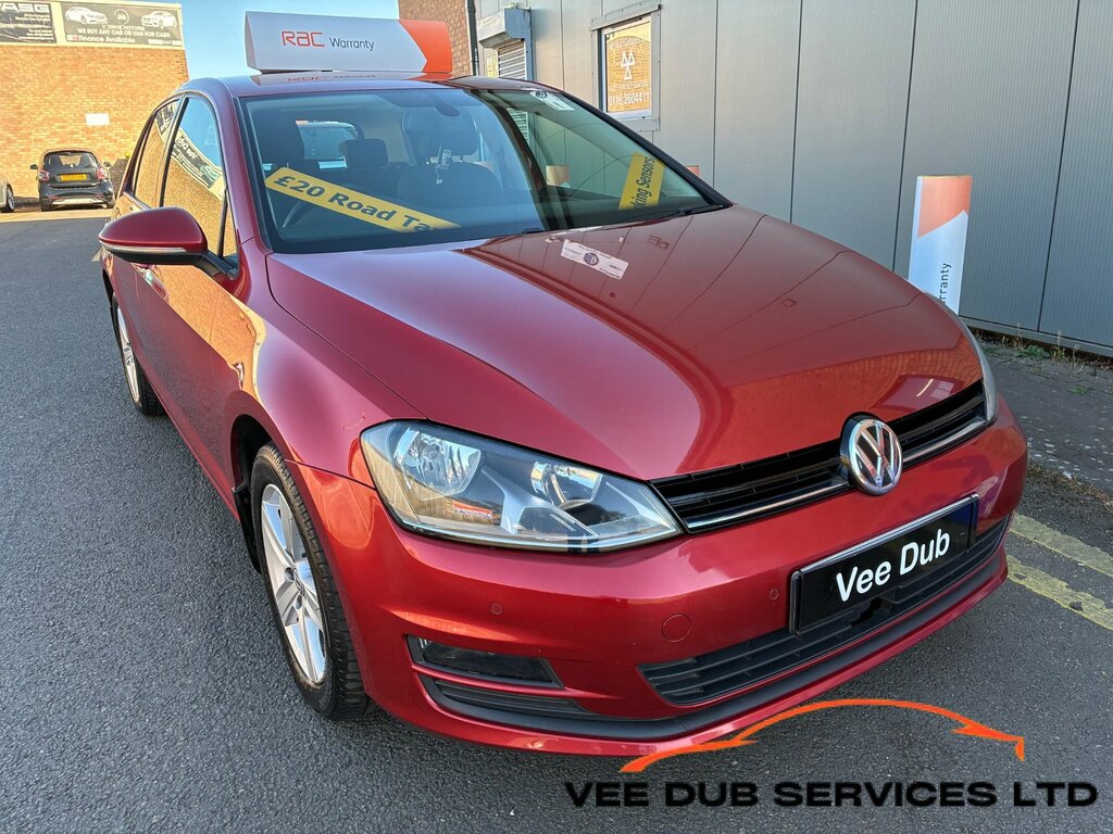 Volkswagen Golf 1.6 Tdi Bluemotion Tech Match Hatchback FP15LWE Red #5