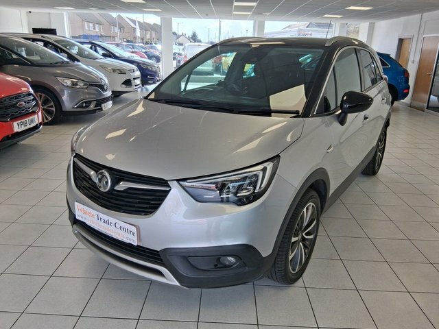 Vauxhall Crossland X 1.2 Turbo Gpf Ultimate Suv Euro SA18NHZ Silver #3