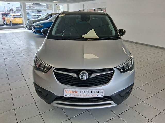 Vauxhall Crossland X 1.2 Turbo Gpf Ultimate Suv Euro SA18NHZ Silver #2