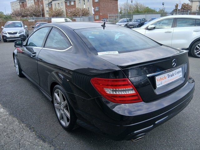 Mercedes-Benz C Class 1.6 C180 Amg Sport Edition Coupe G-tron Black #4