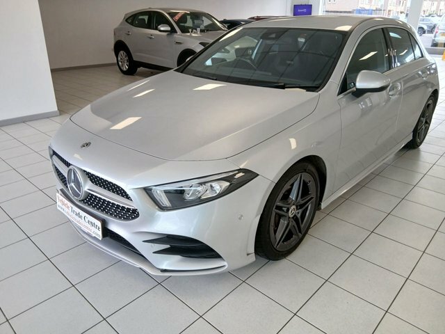 Mercedes-Benz A Class 1.5 A180d Amg Line Executive Hatchback Diese EY68DZJ Silver #3