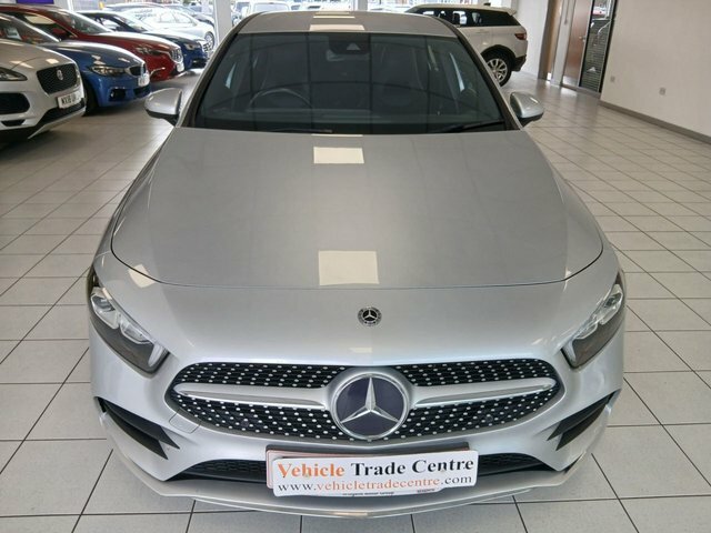 Mercedes-Benz A Class 1.5 A180d Amg Line Executive Hatchback Diese EY68DZJ Silver #2