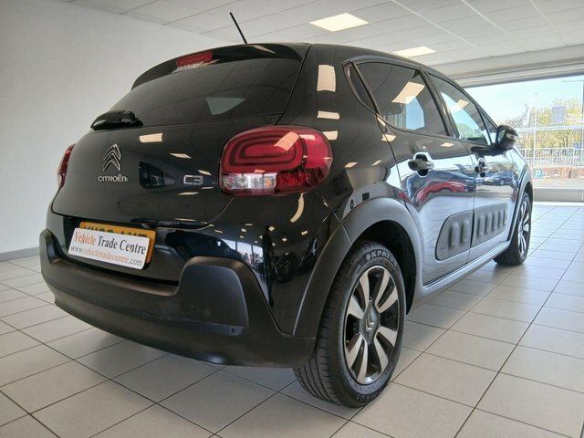 Citroen C3 1.2 Puretech Gpf Flair Hatchback KM68AVE Black #6
