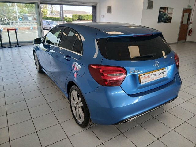 Mercedes-Benz A Class 1.6 A180 Sport Hatchback 7G-dct Euro 6 KP66VFG Blue #4