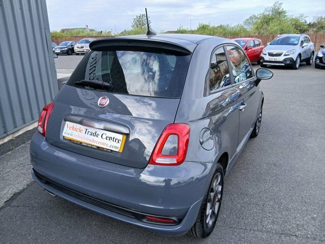 Fiat 500 1.2 S Hatchback Euro 6 S S 69 PF68LZW Grey #6