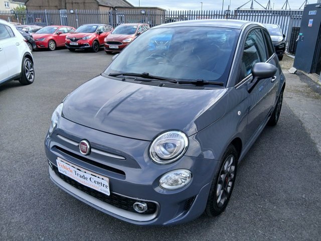 Fiat 500 1.2 S Hatchback Euro 6 S S 69 PF68LZW Grey #3