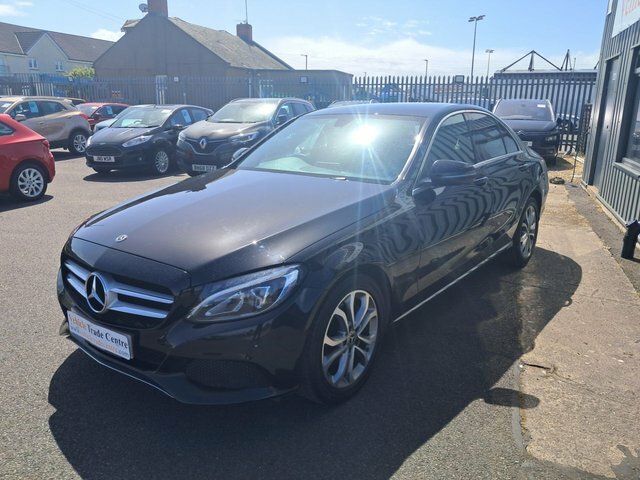 Mercedes-Benz C Class 2.0 C200 Sport Saloon G-tronic Euro 6 KR18YWC Black #3