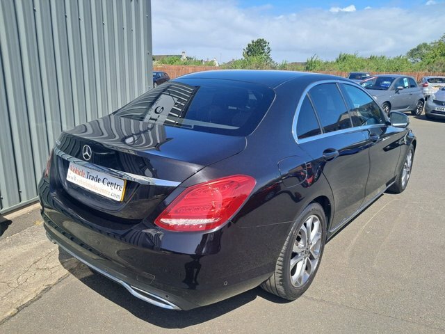 Mercedes-Benz C Class 2.0 C200 Sport Saloon G-tronic Euro 6 KR18YWC Black #6