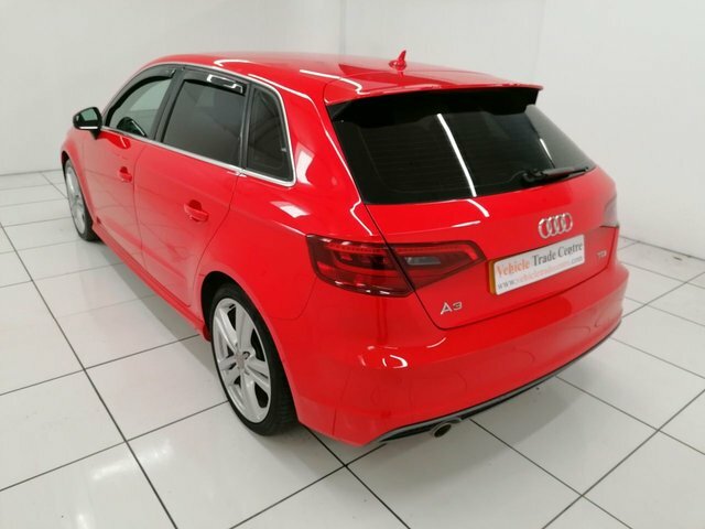 Audi A3 1.6 Tdi S Line 109 Bhp BU15RVP Red #4