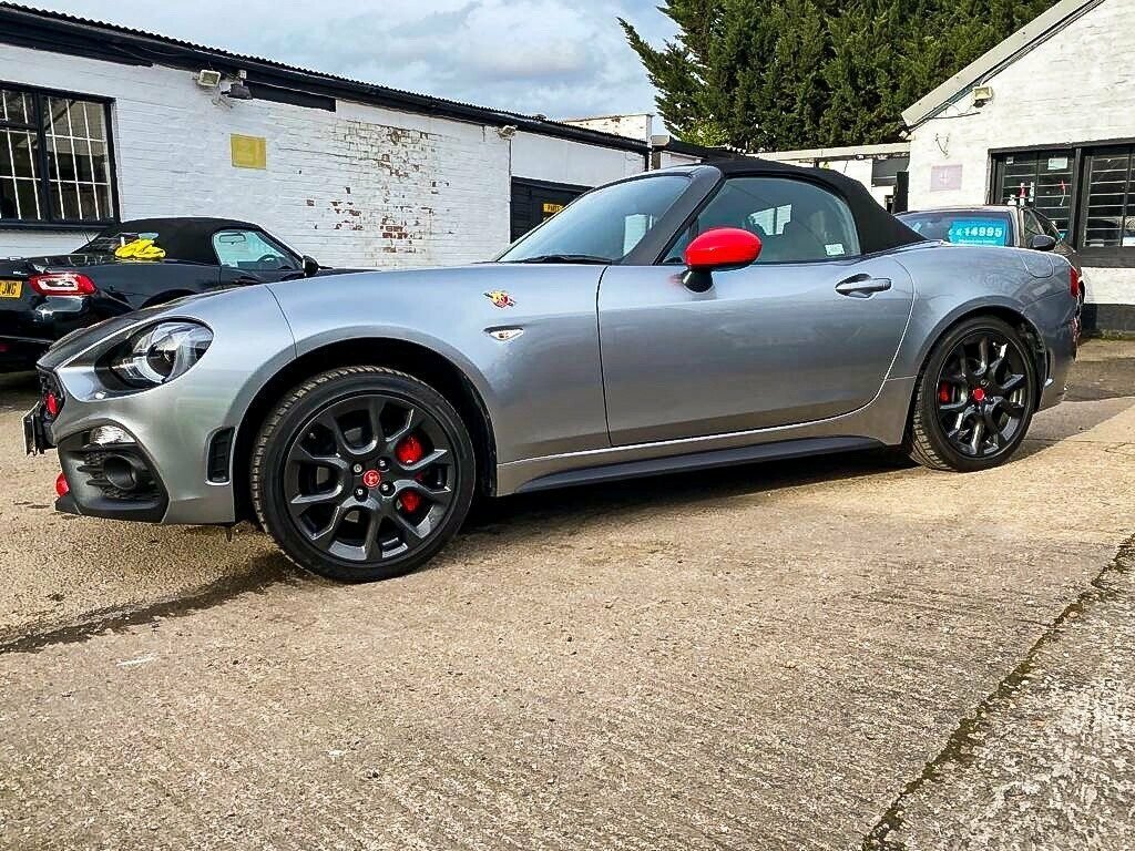 Abarth 124 Spider Convertible ABA124S Grey #6