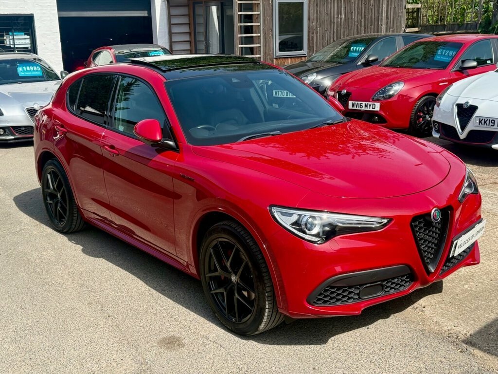 Alfa Romeo Stelvio Suv Red