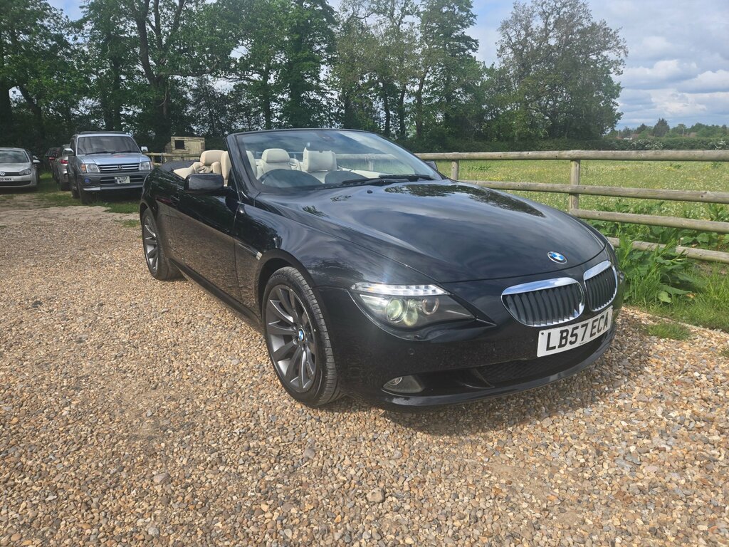BMW 6 Series 3.0 630I Sport Convertible Steptronic E Black