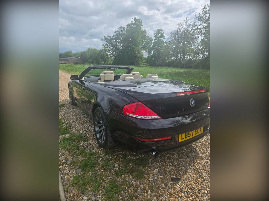 BMW 6 Series 3.0 630I Sport Convertible Steptronic E Black #3
